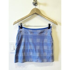 Women's Polo Golf Ralph Lauren Blue White Golf Tennis Skort Skirt Sz XS Pockets